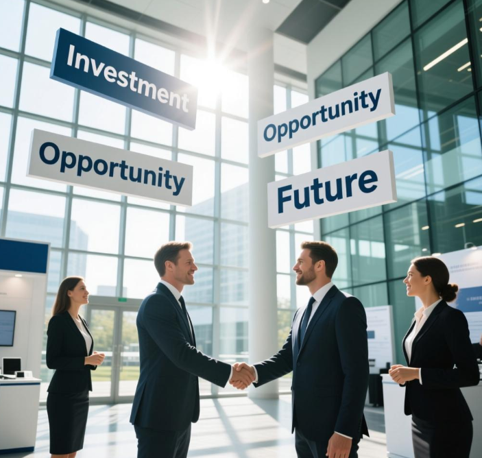 How can you turn your network at an investment expo into a long-term asset?